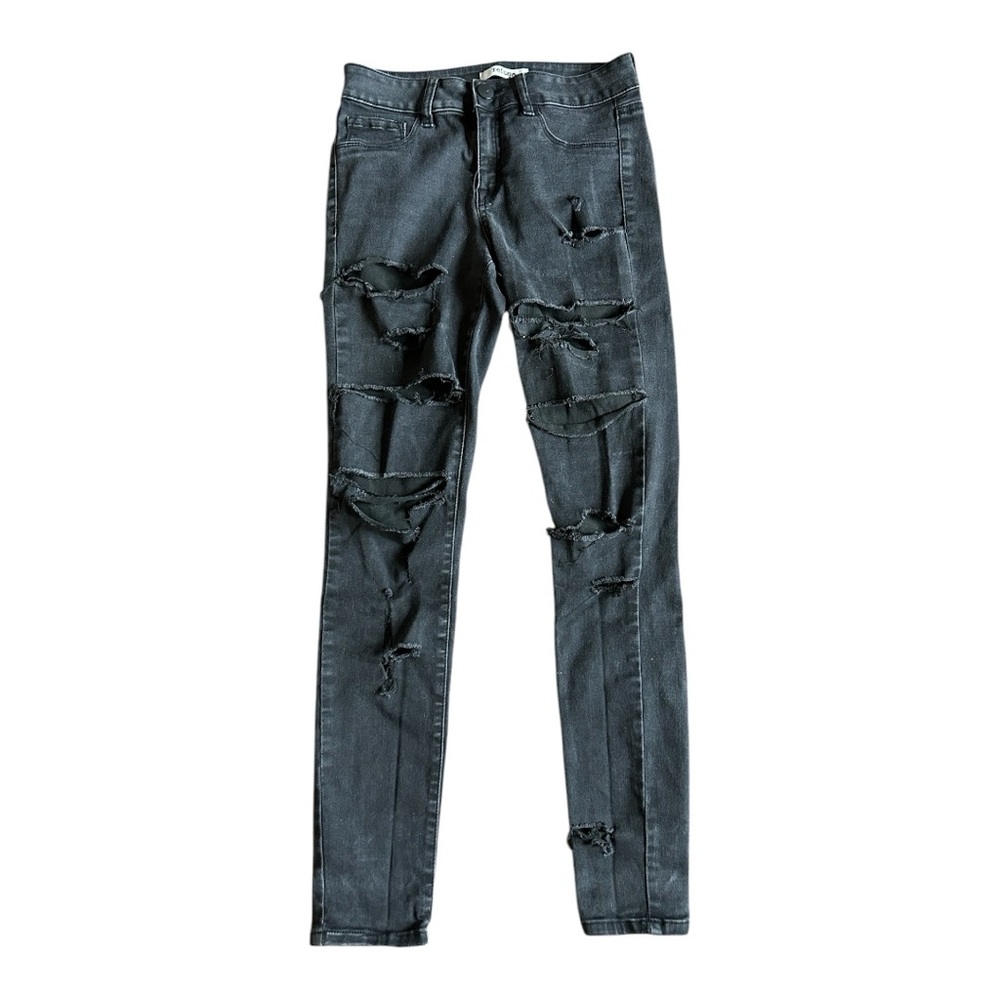 Refuge Distressed Grey Jeans